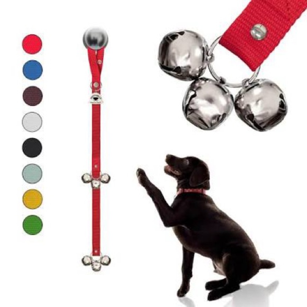 Dog Doorbell, Dog Potty Training Bells,POOCHIE BELLS USA Dog Trainer Recommended
